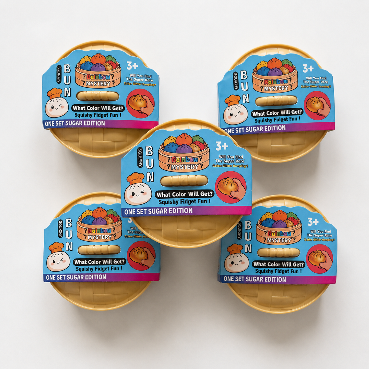 🥟Mystery Dumpling Squishy – Surprise Color